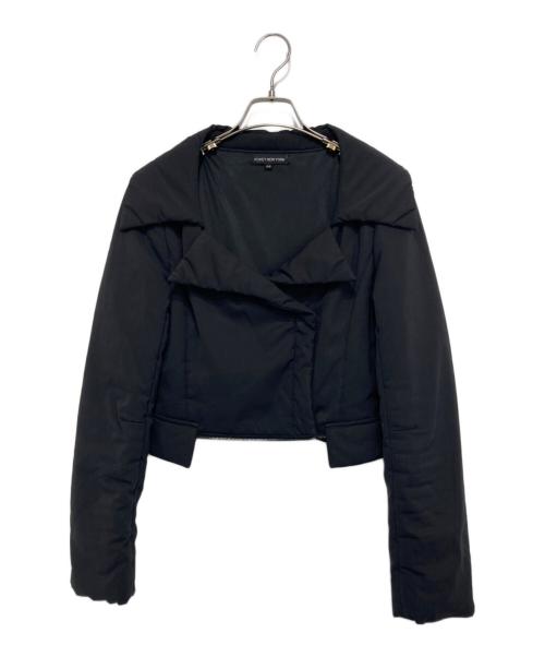 FOXEY NEWYORK（フォクシーニューヨーク）FOXEY NEWYORK (フォクシーニューヨーク) マルチWAY ストレッチ中綿ロングコート ブラック サイズ:38の古着・服飾アイテム