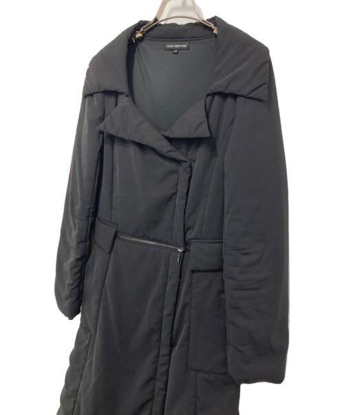 FOXEY NEWYORK（フォクシーニューヨーク）FOXEY NEWYORK (フォクシーニューヨーク) マルチWAY ストレッチ中綿ロングコート ブラック サイズ:38の古着・服飾アイテム