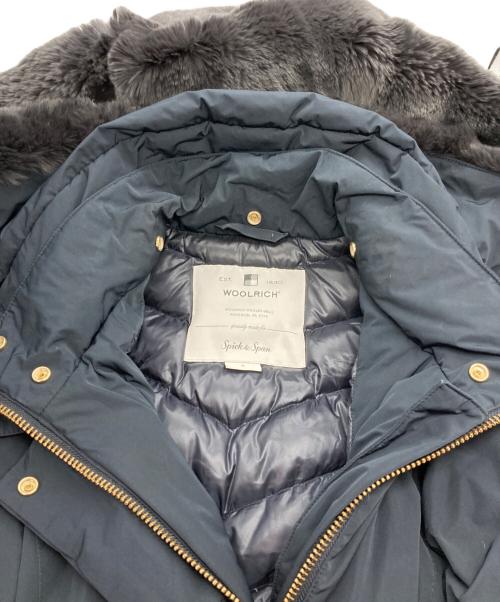 Spick and Span（スピックアンドスパン）Spick and Span (スピックアンドスパン) WOOLRICH (ウールリッチ) 「BOW BRIDGE」ダウンコート ネイビー サイズ:Sの古着・服飾アイテム