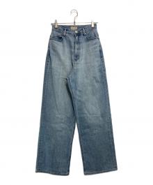 YANUK（ヤヌーク）の古着「ルーズストレート JOAN」｜インディゴ