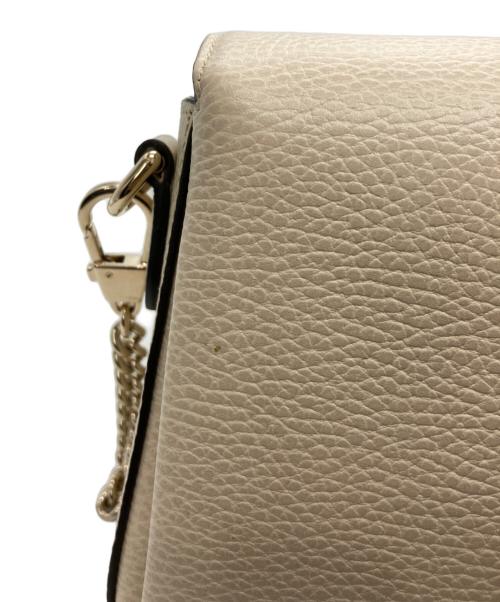 GUCCI（グッチ）GUCCI (グッチ) インターロッキングG チェーン ショルダーバッグ ベージュの古着・服飾アイテム