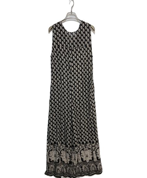 ne quittez pas（ヌキテパ）ne quittez pas (ヌキテパ) 総柄オールインワン ブラック サイズ:-の古着・服飾アイテム