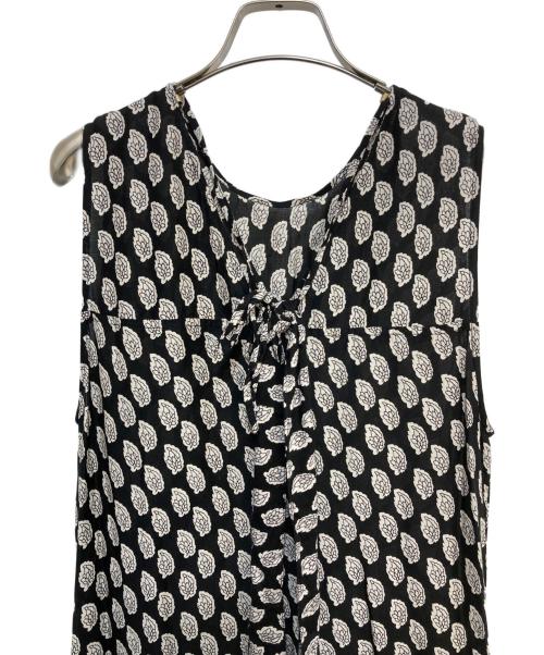 ne quittez pas（ヌキテパ）ne quittez pas (ヌキテパ) 総柄オールインワン ブラック サイズ:-の古着・服飾アイテム