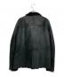 HELMUT LANG (ヘルムートラング) WRECKDE SHEARING COCOON COAT/シープスキンシングルライダースボアジャケット ブラック サイズ:P：20000円