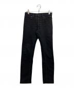 TAKAHIROMIYASHITA TheSoloIst.タカヒロミヤシタ ザソロイスト）の古着「stretch slim tapered 6 pocket jean」｜ブラック