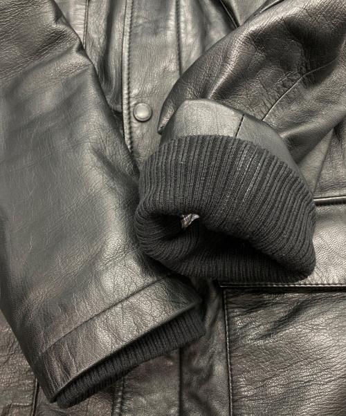 NEIGHBORHOOD（ネイバーフッド）NEIGHBORHOOD (ネイバーフッド) レザージャケット ブラック サイズ:Lの古着・服飾アイテム