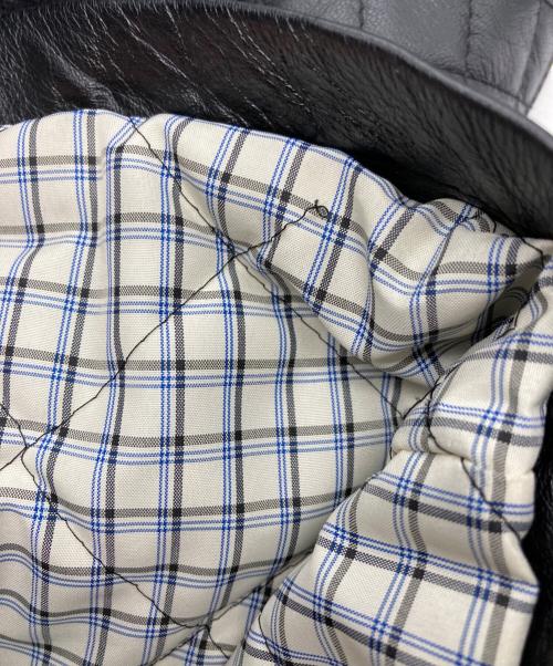 NEIGHBORHOOD（ネイバーフッド）NEIGHBORHOOD (ネイバーフッド) レザージャケット ブラック サイズ:Lの古着・服飾アイテム