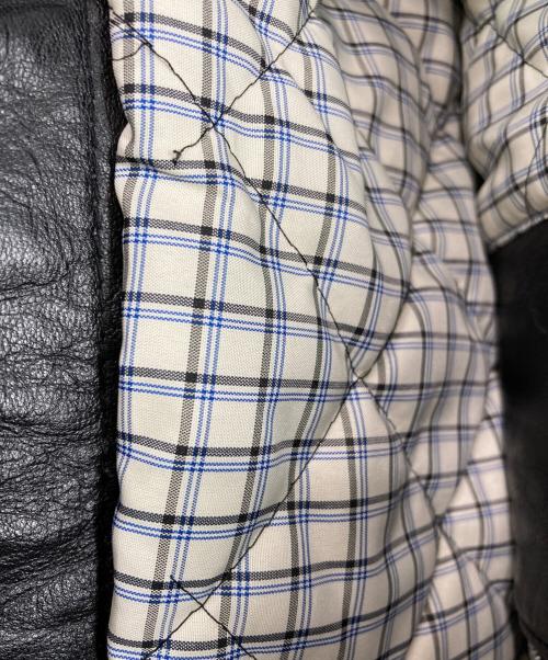 NEIGHBORHOOD（ネイバーフッド）NEIGHBORHOOD (ネイバーフッド) レザージャケット ブラック サイズ:Lの古着・服飾アイテム