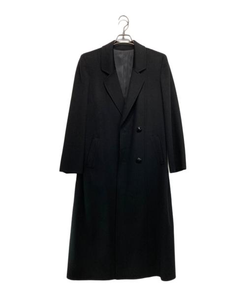 NO BRAND（ノーブランド）NO BRAND (ノーブランド) カシミヤチェスターコート ブラック サイズ:Mの古着・服飾アイテム