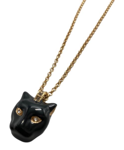 POLINA Firenze（ポリーナ フィレンツェ）POLINA Firenze (ポリーナ フィレンツェ) パンサーネックレス ブラックの古着・服飾アイテム