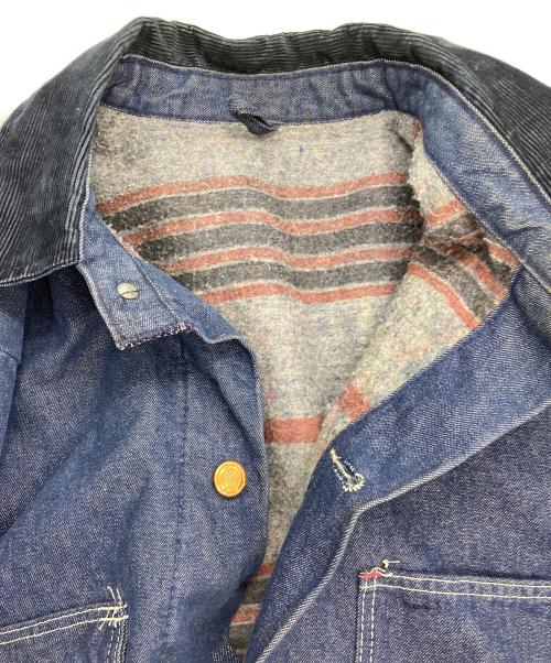 Bluebell（ブルーベル）Bluebell (ブルーベル) 【古着】70'sブランケットライナー デニムカバーオール インディゴ サイズ:38の古着・服飾アイテム