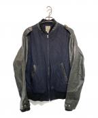 DIESELディーゼル）の古着「切替ジャケット」｜ネイビー