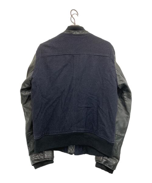 DIESEL（ディーゼル）DIESEL (ディーゼル) 切替ジャケット ネイビー サイズ:XLの古着・服飾アイテム