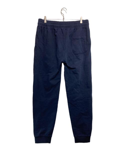 maison kitsune（メゾンキツネ）maison kitsune (メゾンキツネ) Tricolor Fox Patch Jog Pants ネイビー サイズ:XXLの古着・服飾アイテム