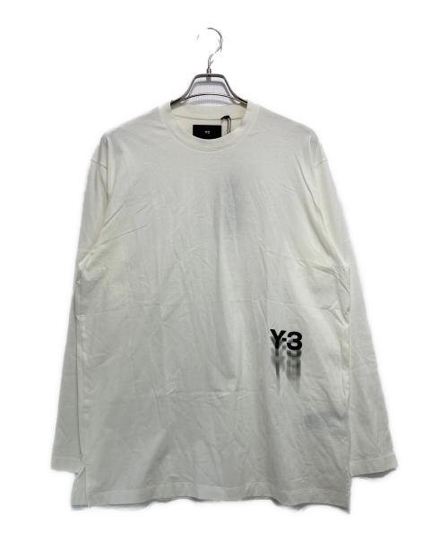 Y-3（ワイスリー）Y-3 (ワイスリー) GFX LS TEE ホワイト サイズ:Lの古着・服飾アイテム