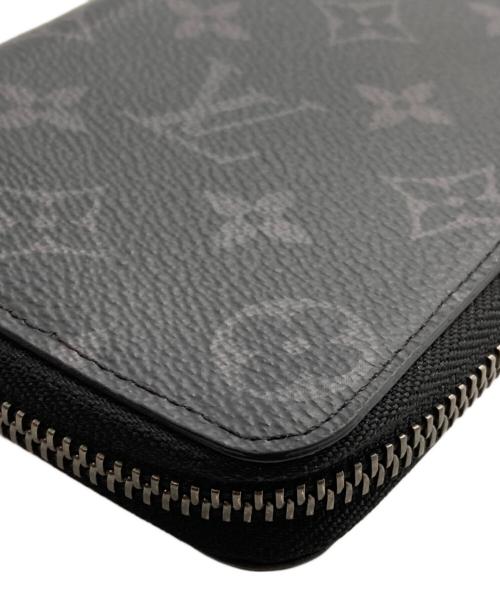 LOUIS VUITTON（ルイ ヴィトン）LOUIS VUITTON (ルイ ヴィトン) モノグラムエクリプス ジッピー・ウォレット ヴェルティカル ブラックの古着・服飾アイテム