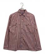 Patagoniaパタゴニア）の古着「チェックシャツ」｜レッド