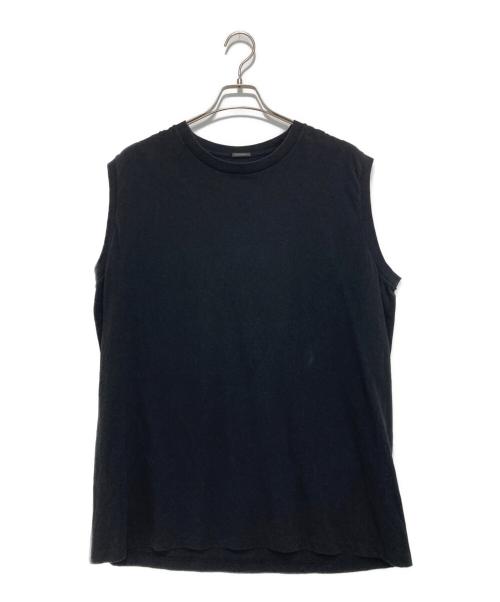 COMOLI（コモリ）COMOLI (コモリ) コットンジャージー ノースリーブ ブラック サイズ:SIZE 4の古着・服飾アイテム