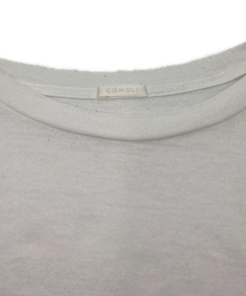 COMOLI（コモリ）COMOLI (コモリ) 空紡天竺ノースリーブ ホワイト サイズ:SIZE 3の古着・服飾アイテム