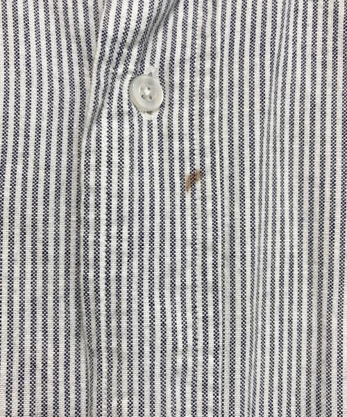 COMOLI（コモリ）COMOLI (コモリ) オックス BDシャツ ホワイト×グレー サイズ:3の古着・服飾アイテム