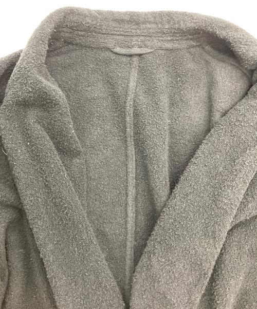 COMOLI（コモリ）COMOLI (コモリ) シルクパイルスモーキングジャケット ブラック サイズ:3の古着・服飾アイテム