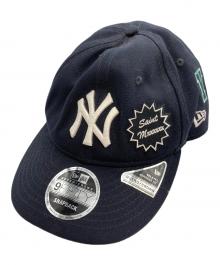 New Era×SAINT MICHAEL（ニューエラ×セントマイケル）の古着「コラボキャップ」｜ネイビー