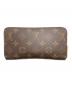 LOUIS VUITTON (ルイ ヴィトン) モノグラム ジッピー ウォレット/長財布 ブラウン：22000円