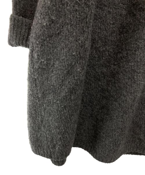 45rpm（45アールピーエム）45rpm (45アールピーエム) ふわふわループニットワンピース グレー サイズ:2の古着・服飾アイテム