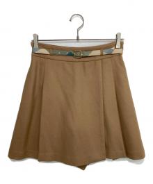 BLUE LABEL CRESTBRIDGE（ブルーレーベルクレストブリッジ）の古着「ウールショートパンツ」｜ベージュ
