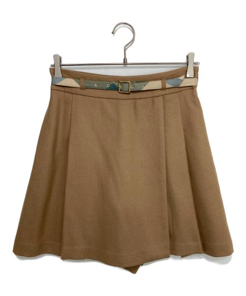 BLUE LABEL CRESTBRIDGE（ブルーレーベルクレストブリッジ）BLUE LABEL CRESTBRIDGE (ブルーレーベルクレストブリッジ) ウールショートパンツ ベージュ サイズ:38の古着・服飾アイテム
