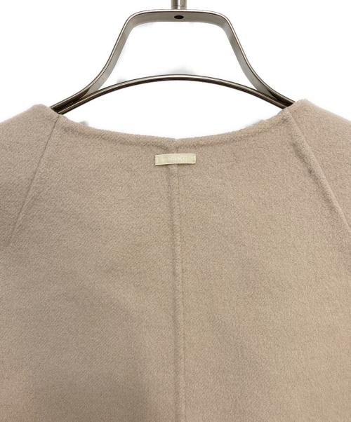 'S Max Mara（エスマックスマーラ）'S Max Mara (エスマックスマーラ) ノーカラージャケット ベージュ サイズ:36の古着・服飾アイテム