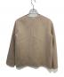 'S Max Mara (エスマックスマーラ) ノーカラージャケット ベージュ サイズ:36：12000円