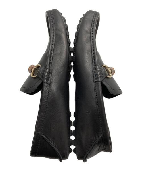 GUCCI（グッチ）GUCCI (グッチ) ドライビングシューズ ブラック サイズ:42　1/2の古着・服飾アイテム