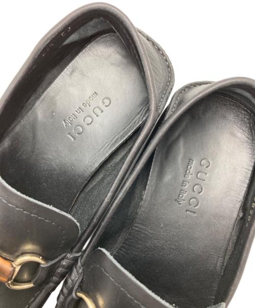 GUCCI（グッチ）GUCCI (グッチ) ドライビングシューズ ブラック サイズ:42　1/2の古着・服飾アイテム