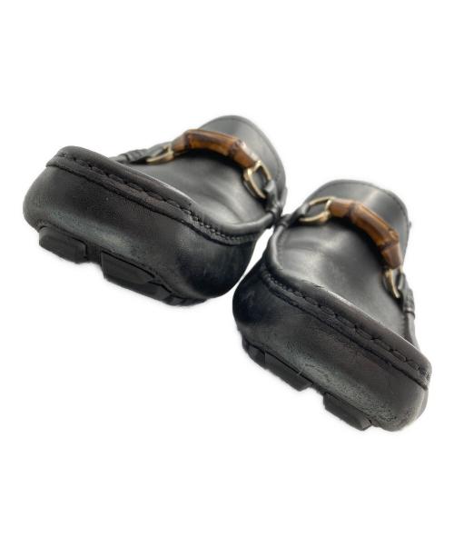 GUCCI（グッチ）GUCCI (グッチ) ドライビングシューズ ブラック サイズ:42　1/2の古着・服飾アイテム