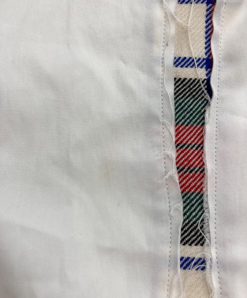 COMME des GARCONS（コムデギャルソン）COMME des GARCONS (コムデギャルソン) タータンチェック切替 長袖シャツ ホワイト サイズ:XLの古着・服飾アイテム