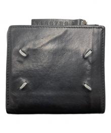Maison Margiela（メゾンマルジェラ）の古着「4ステッチ フリップフラップウォレット/2つ折り財布」｜ブラック
