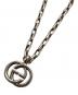 GUCCI (グッチ) インターロッキングG シルバーネックレス シルバー：15000円
