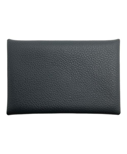 HERMES（エルメス）HERMES (エルメス) PORTE CARTES CALVI/カルヴィ カードケース グレーの古着・服飾アイテム