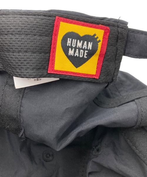 HUMAN MADE（ヒューマンメイド）HUMAN MADE (ヒューマンメイド) 5PANEL NYLON CAP ブラックの古着・服飾アイテム