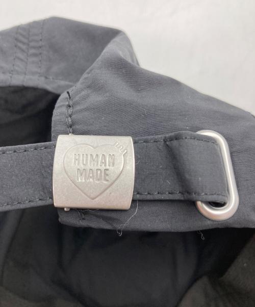 HUMAN MADE（ヒューマンメイド）HUMAN MADE (ヒューマンメイド) 5PANEL NYLON CAP ブラックの古着・服飾アイテム