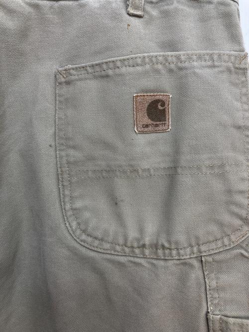 CarHartt（カーハート）CarHartt (カーハート) dungaree fit ベージュ サイズ:38×34の古着・服飾アイテム