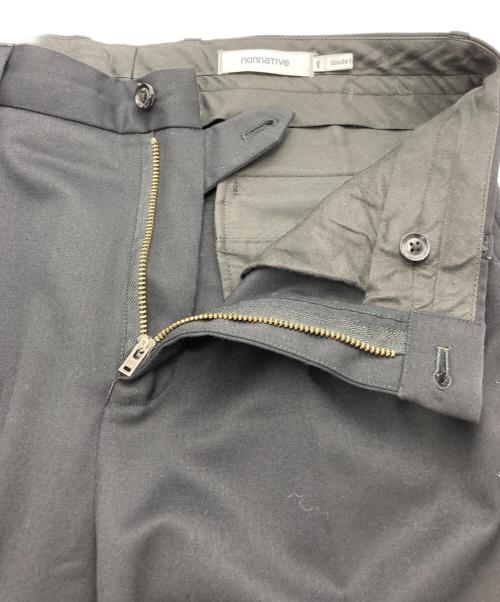 nonnative（ノンネイティブ）nonnative (ノンネイティブ) DWELLER SLACKS TAPERED FIT ブラック サイズ:1の古着・服飾アイテム