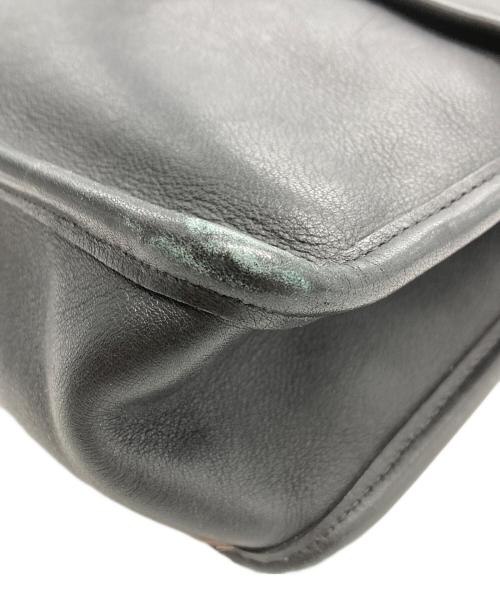 COACH（コーチ）COACH (コーチ) 2WAYレザーショルダーバッグ ブラックの古着・服飾アイテム