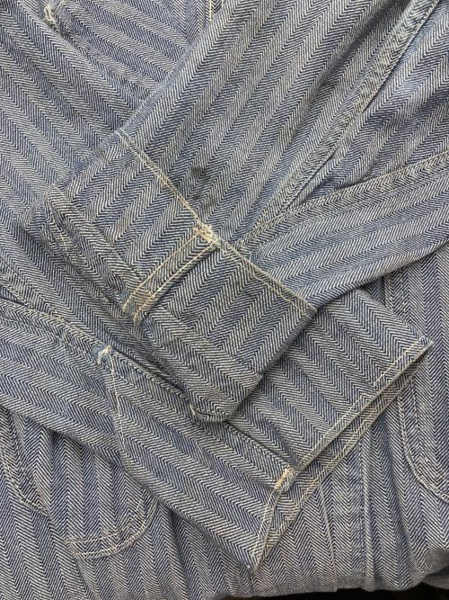 WORK WEAR CORPORATION（ワークウェアコーポレーション）WORK WEAR CORPORATION (ワークウェアコーポレーション) ヴィンテージショップコート インディゴ サイズ:52の古着・服飾アイテム