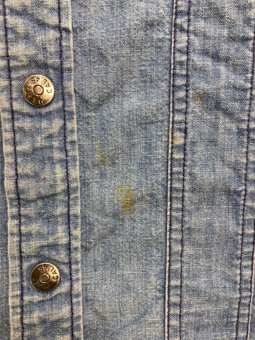 LEE（リー）LEE (リー) 70sデニムシャツジャケット インディゴ サイズ:記載なしの古着・服飾アイテム