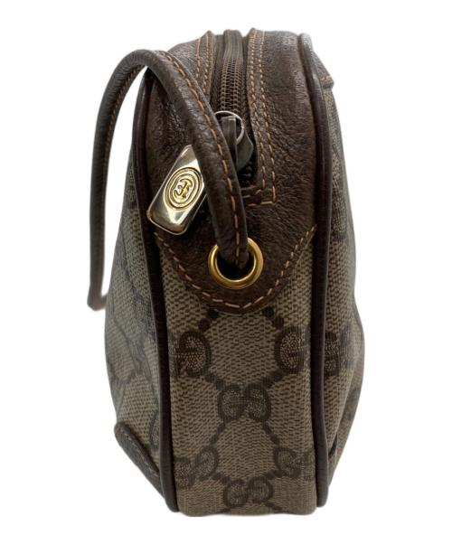 GUCCI（グッチ）GUCCI (グッチ) [OLD]80's GGスプリーム シェリーライン ポシェットショルダーバッグ ベージュの古着・服飾アイテム