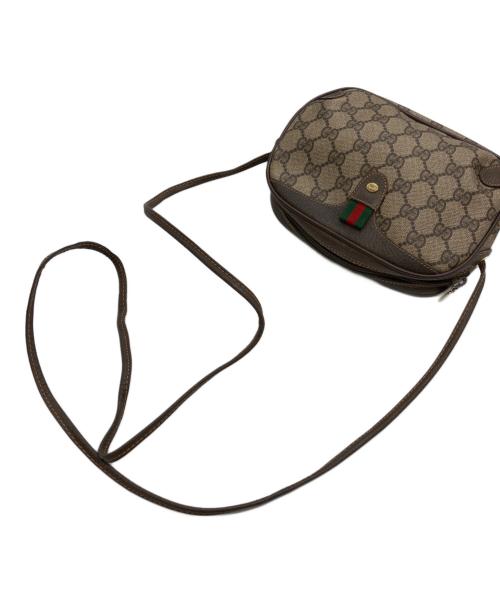 GUCCI（グッチ）GUCCI (グッチ) [OLD]80's GGスプリーム シェリーライン ポシェットショルダーバッグ ベージュの古着・服飾アイテム