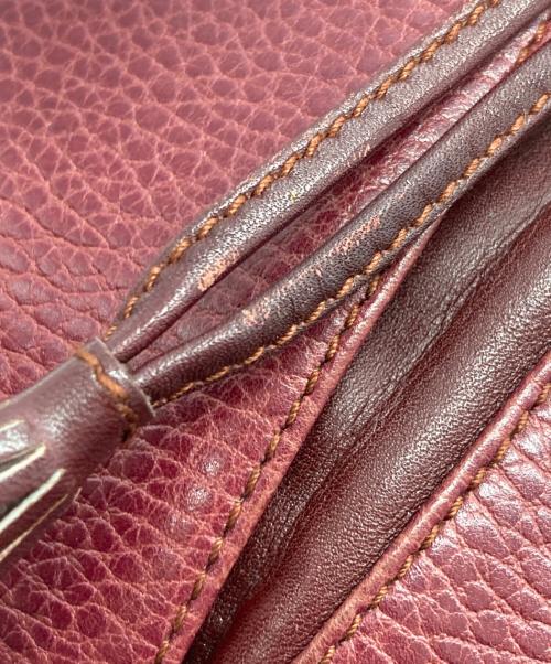 Cartier（カルティエ）Cartier (カルティエ) [OLD]マストライン ショルダーバッグ レッドの古着・服飾アイテム