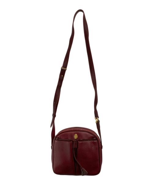 Cartier（カルティエ）Cartier (カルティエ) [OLD]マストライン ショルダーバッグ レッドの古着・服飾アイテム